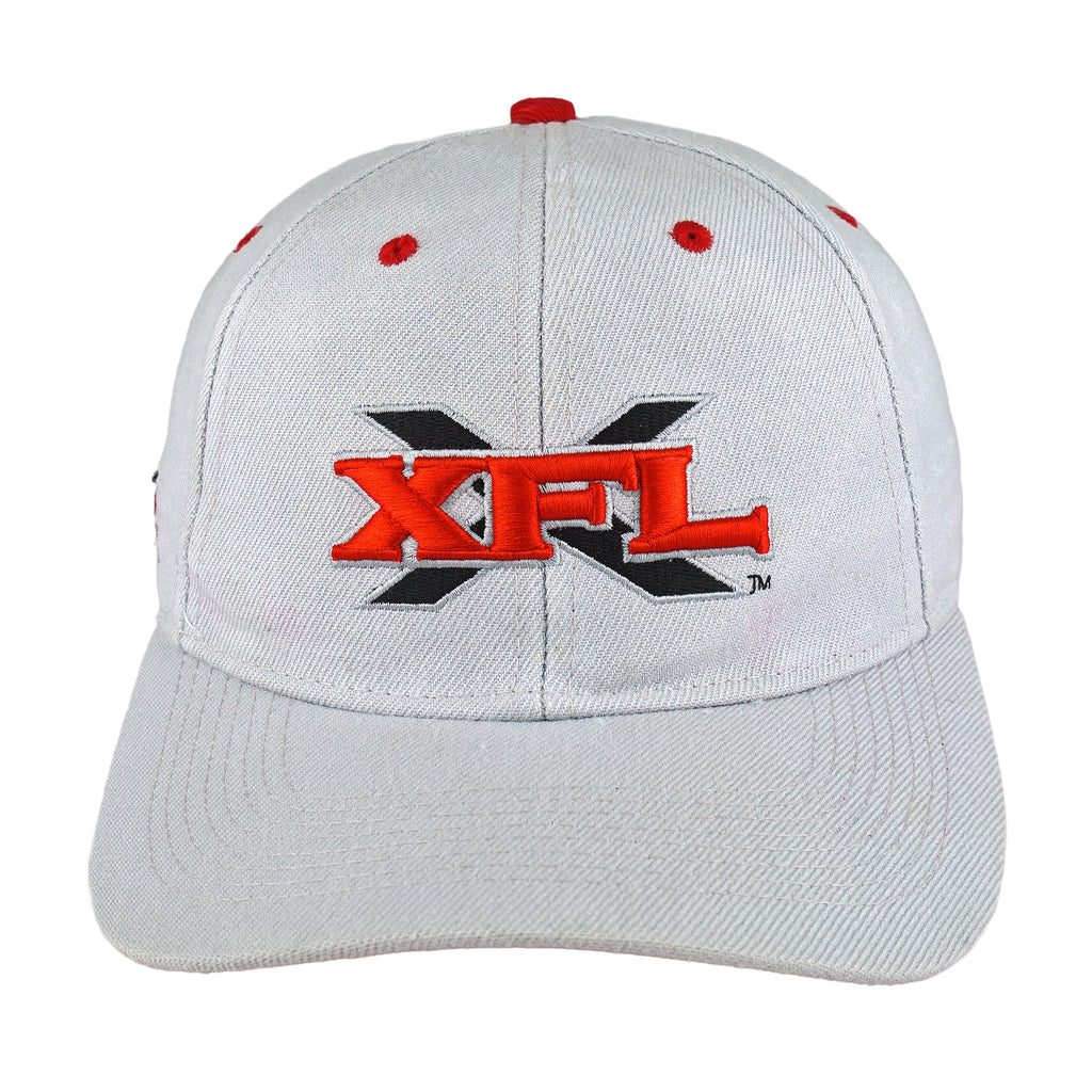 Vintage (DP) - XFL Spell-Out Embroidered Strapback Hat 1990s OSFA Vintage Retro Football