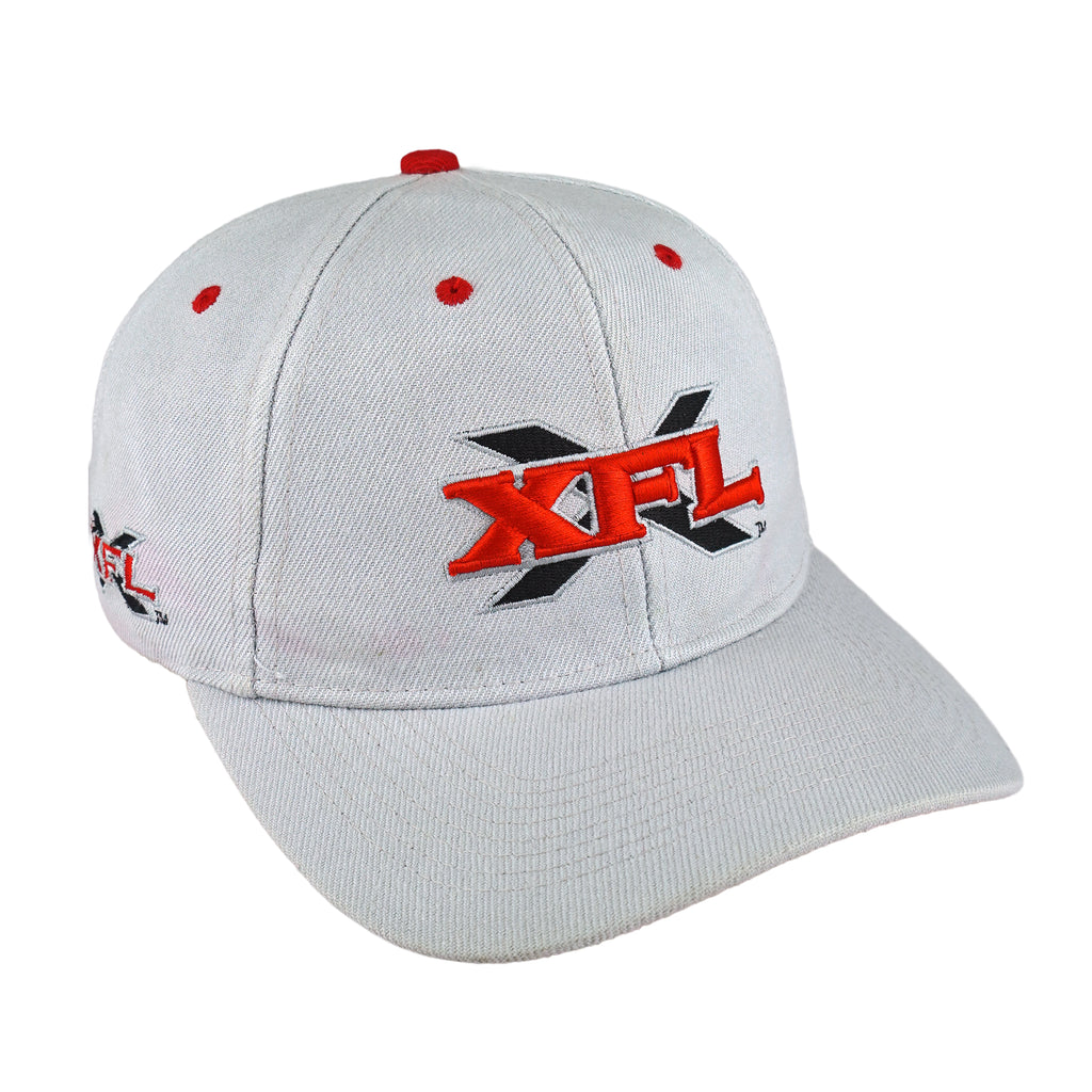 Vintage (DP) - XFL Spell-Out Embroidered Strapback Hat 1990s OSFA Vintage Retro Football
