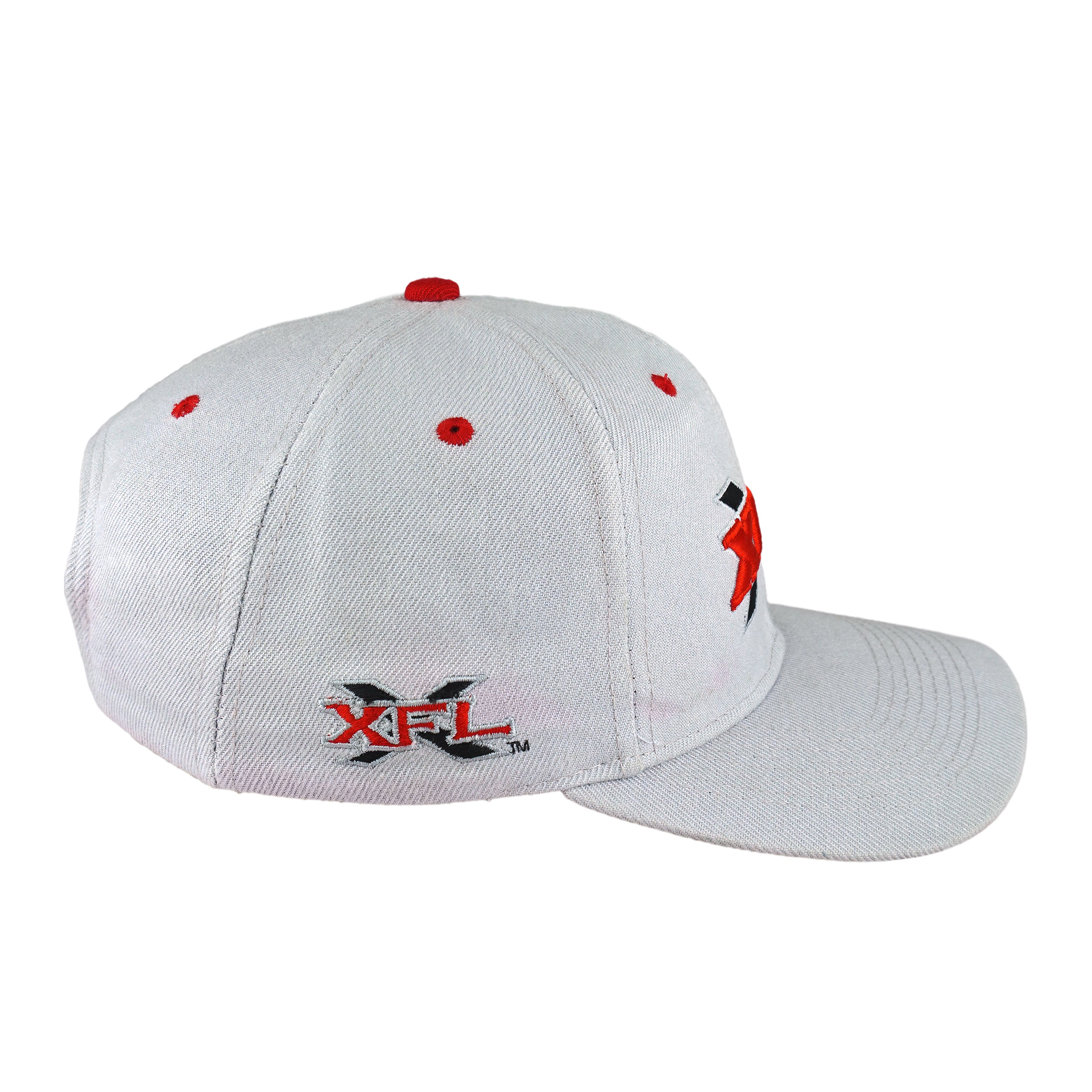 Vintage (DP) - XFL Spell-Out Embroidered Strapback Hat 1990s OSFA Vintage Retro Football