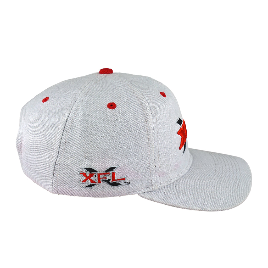Vintage (DP) - XFL Spell-Out Embroidered Strapback Hat 1990s OSFA Vintage Retro Football