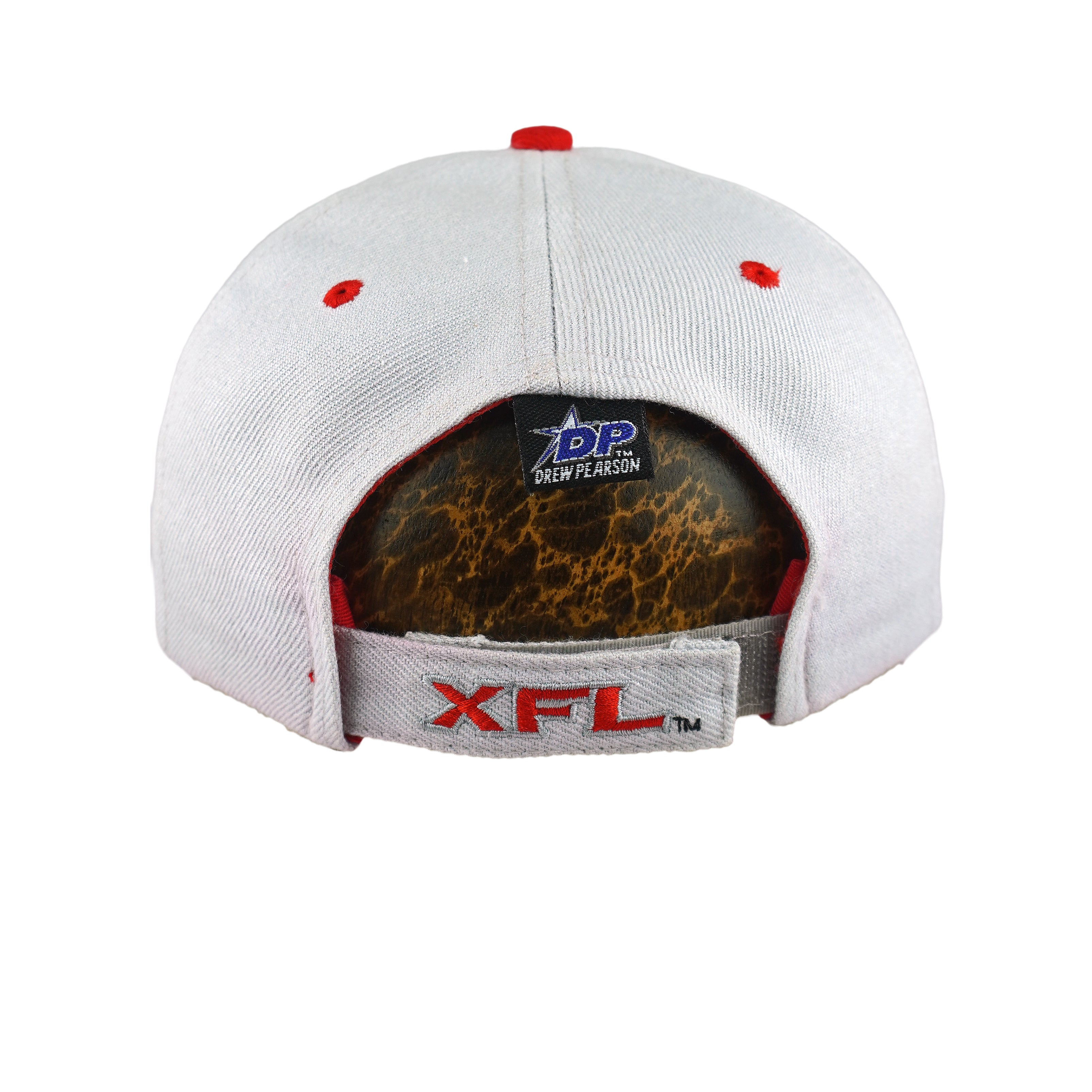 Vintage (DP) - XFL Spell-Out Embroidered Strapback Hat 1990s OSFA Vintage Retro Football