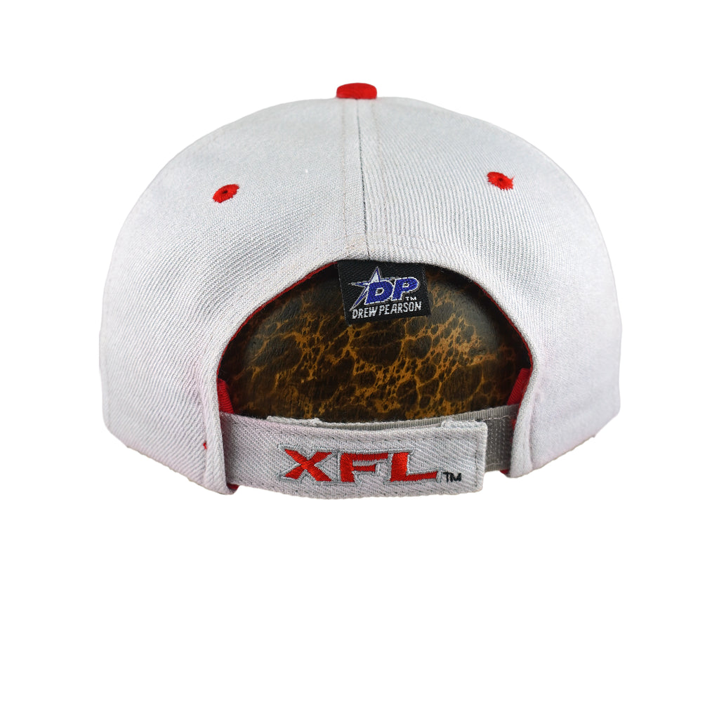 Vintage (DP) - XFL Spell-Out Embroidered Strapback Hat 1990s OSFA Vintage Retro Football