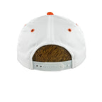 NBA - White & Orange Cleveland Cavaliers Embroidered Snapback Hat 1990s OSFA Vintage Retro Basketball