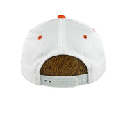 NBA - White & Orange Cleveland Cavaliers Embroidered Snapback Hat 1990s OSFA Vintage Retro Basketball