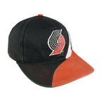 NBA - Portland Blazers Big Logo Snapback Hat 1990s OSFA Vintage Retro Basketball