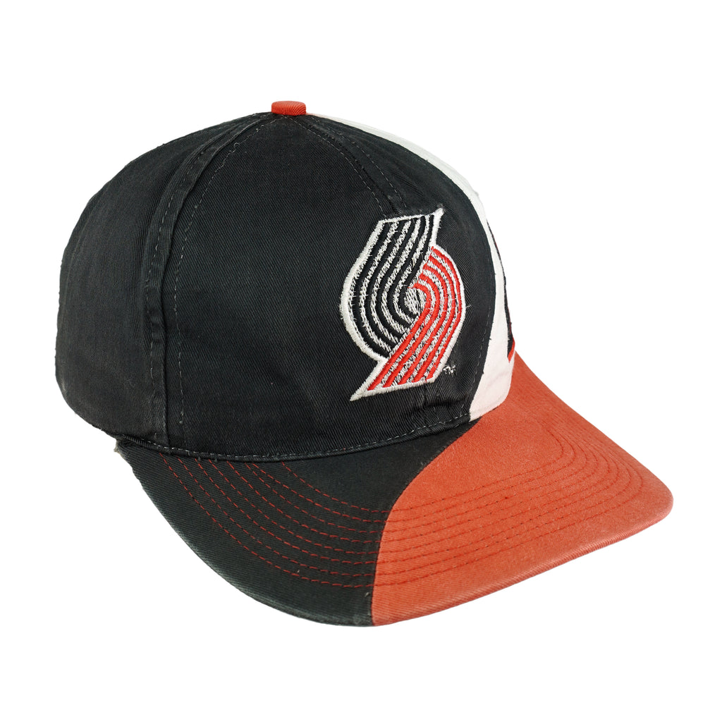 NBA - Portland Blazers Big Logo Snapback Hat 1990s OSFA Vintage Retro Basketball