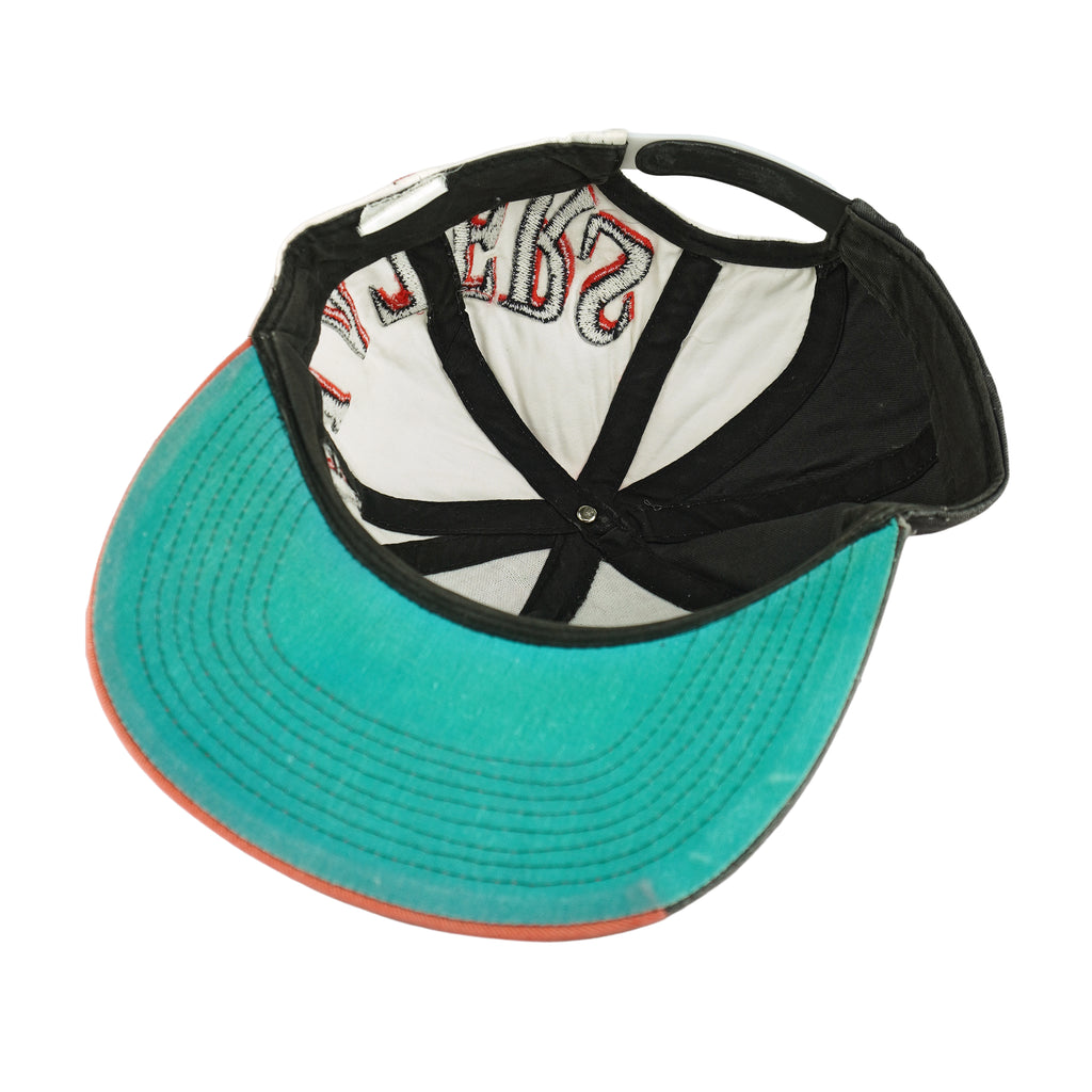 NBA - Portland Blazers Big Logo Snapback Hat 1990s OSFA Vintage Retro Basketball