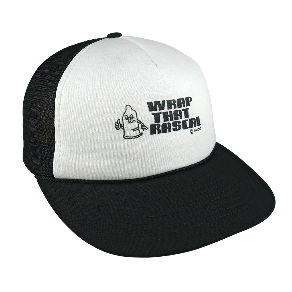 Vintage (Players) - Wrap That Rascal Trucker Snapback Hat 1987 OSFA Vintage Retro