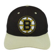 NHL (Twins) - Boston Bruins Embroidered Logo Snapback Hat 1990s OSFA Vintage Retro Hockey