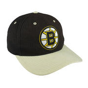 NHL (Twins) - Boston Bruins Embroidered Logo Snapback Hat 1990s OSFA Vintage Retro Hockey