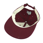 NHL (CCM) - Colorado Avalanche Hockey Embroidered Strapback Hat 1990s OSFA Vintage Retro Hockey
