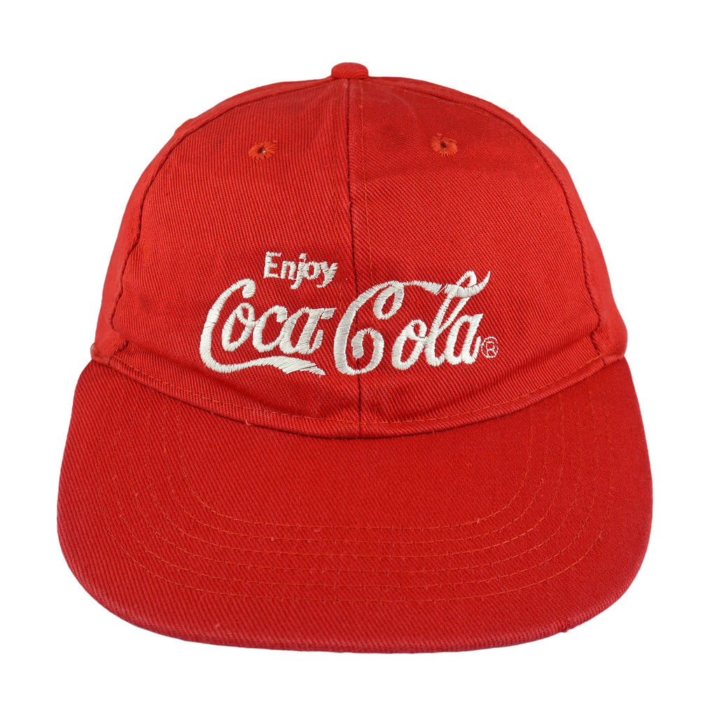 Vintage (Beechfield) - Enjoy Coca-Cola Snapback Hat 1990s OSFA Vintage Retro