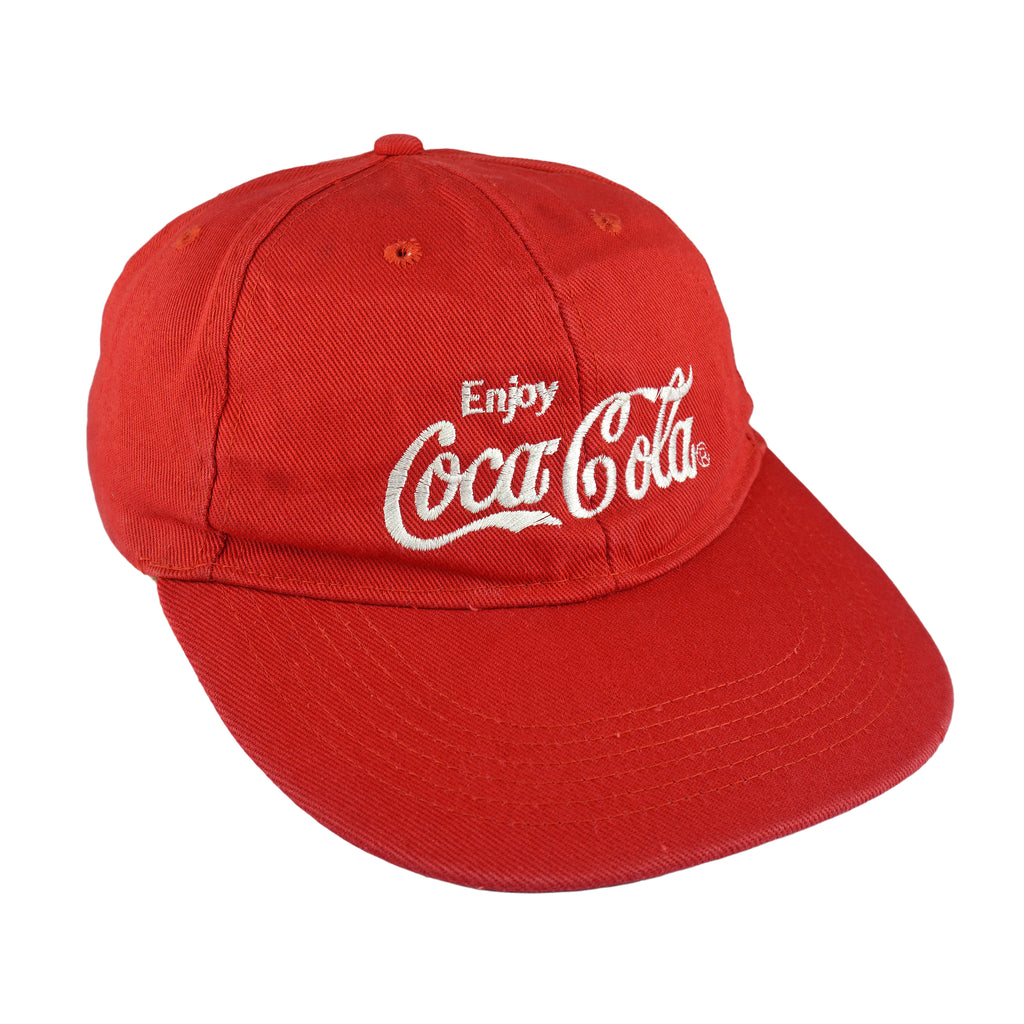 Vintage (Beechfield) - Enjoy Coca-Cola Snapback Hat 1990s OSFA Vintage Retro