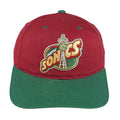 NBA (Sports Specialties) - Red & Green Seattle SuperSonics Snapback Hat 1990s OSFA Vintage Retro Basketball