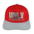 NCAA - UNLV Rebels Corduroy Embroidered Snapback Hat 1990s OSFA Vintage Retro