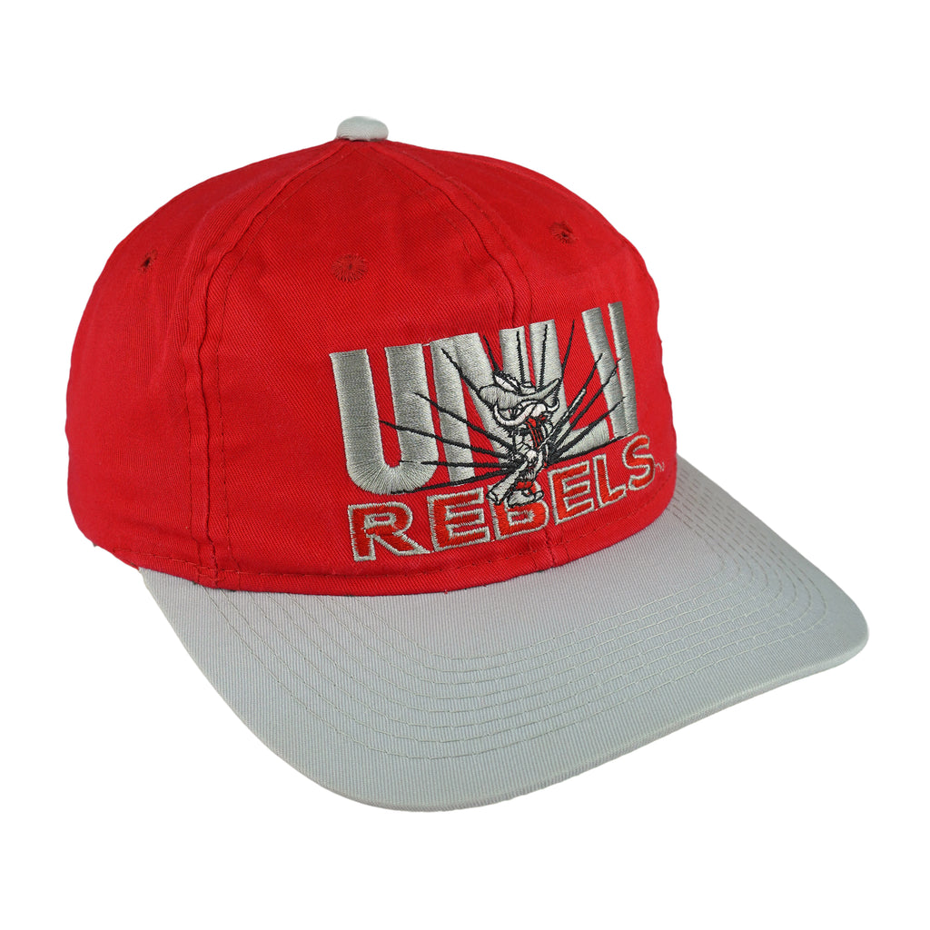 NCAA - UNLV Rebels Corduroy Embroidered Snapback Hat 1990s OSFA Vintage Retro