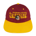 NCAA (Signatures) - Florida State Seminoles Embroidered Snapback Hat 1990s OSFA Vintage Retro