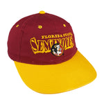 NCAA (Signatures) - Florida State Seminoles Embroidered Snapback Hat 1990s OSFA Vintage Retro