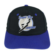 NHL (Logo 7) - Tampa Bay Lightning Snapback Hat 1990s OSFA Vintage Retro Hockey