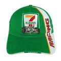 Vintage -  7-Eleven Racing Spell-Out Strapback Hat 1990s OSFA Vintage Retro