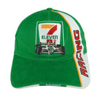 Vintage -  7-Eleven Racing Spell-Out Strapback Hat 1990s OSFA Vintage Retro