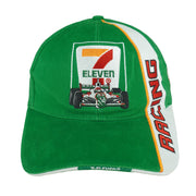 Vintage -  7-Eleven Racing Spell-Out Strapback Hat 1990s OSFA Vintage Retro