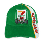 Vintage - 7-Eleven Racing Spell-Out Strap back Hat 1990s OSFA