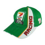Vintage -  7-Eleven Racing Spell-Out Strapback Hat 1990s OSFA Vintage Retro