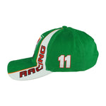 Vintage -  7-Eleven Racing Spell-Out Strapback Hat 1990s OSFA Vintage Retro