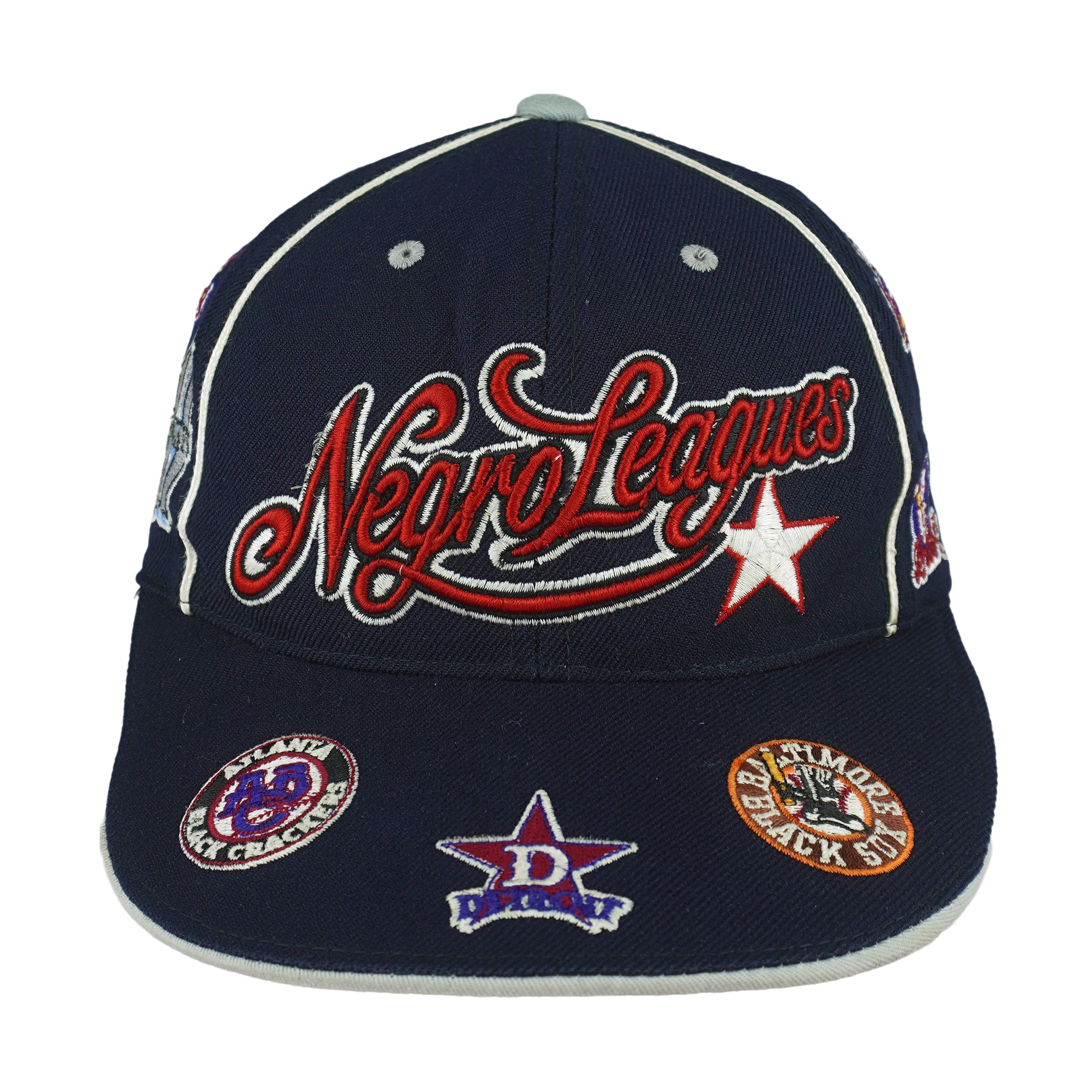 MLB (BB Headgear) - Negro Leagues Baseball Team Logos Fitted Hat 1990s Vintage Retro Baseball