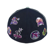 MLB (BB Headgear) - Negro Leagues Baseball Team Logos Fitted Hat 1990s Vintage Retro Baseball