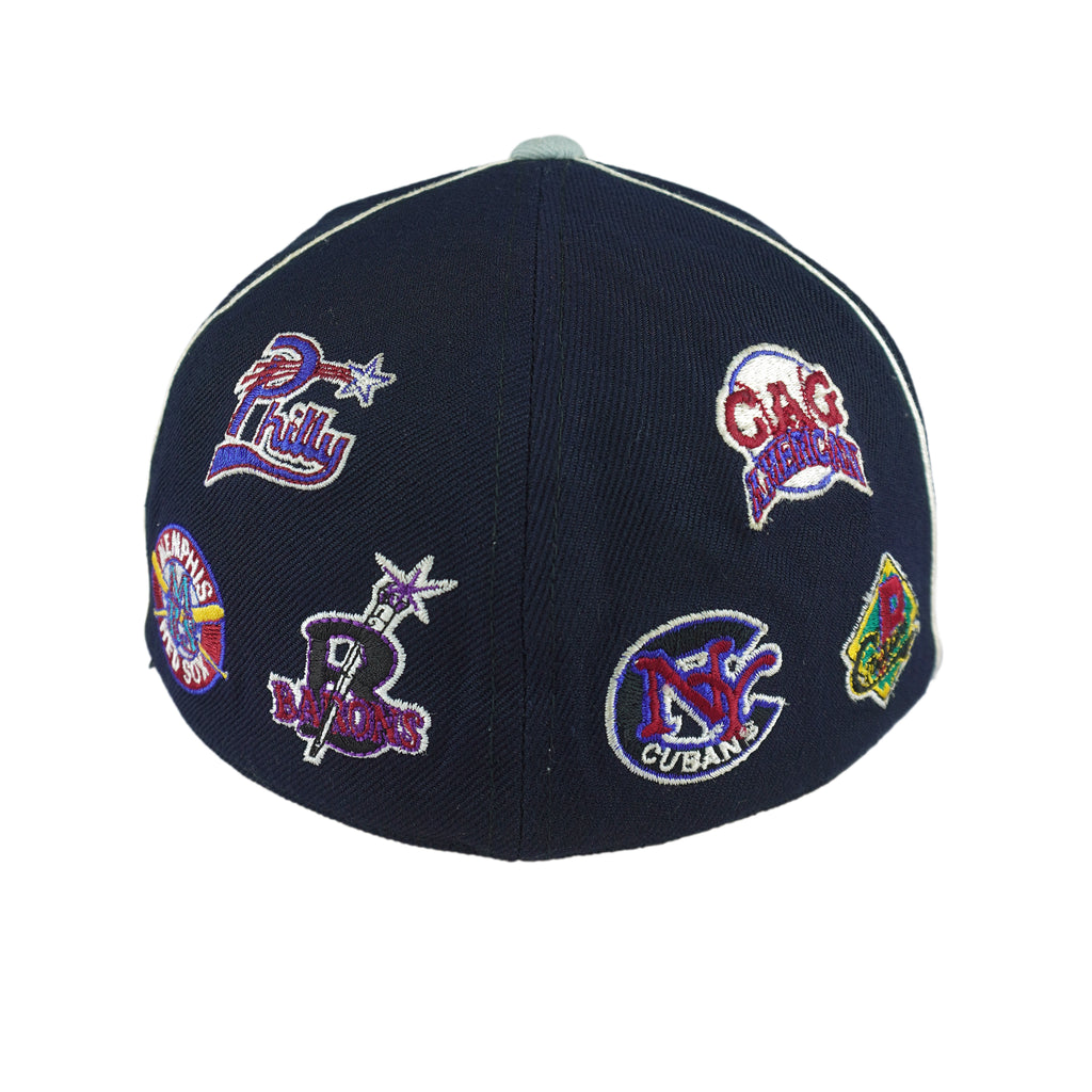 MLB (BB Headgear) - Negro Leagues Baseball Team Logos Fitted Hat 1990s Vintage Retro Baseball