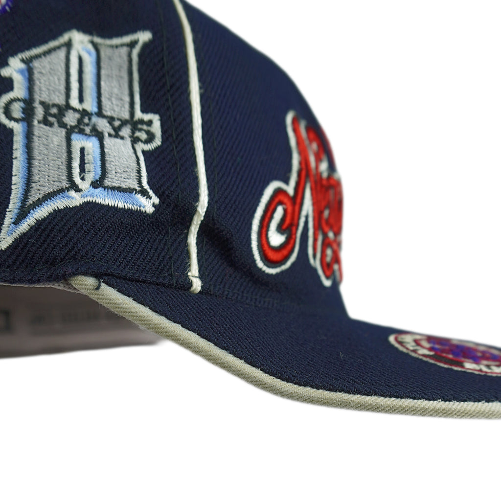 MLB (BB Headgear) - Negro Leagues Baseball Team Logos Fitted Hat 1990s Vintage Retro Baseball