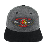 NHL (Sports Specialties) - Ottawa Senators Wool Patch Strapback Hat 1990s OSFA Vintage Retro Hockey