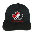 Starter - Canada Team Hockey Snapback Hat 1990s OSFA Vintage Retro Hockey