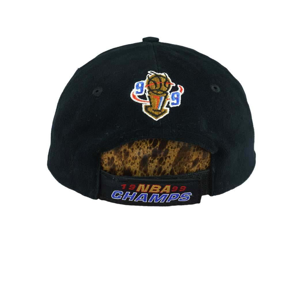 Puma - NBA San Antonio Spurs 99 Champs Embroidered Strapback Hat 1999 OSFA Vintage Retro Basketball