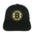 NHL (Annco) - Boston Bruins Big Logo Snapback Hat 1990s OSFA Vintage Retro Hockey