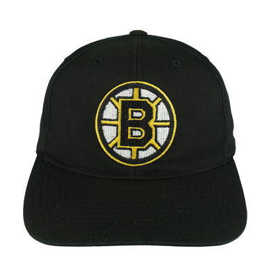 NHL (Annco) - Boston Bruins Big Logo Snapback Hat 1990s OSFA