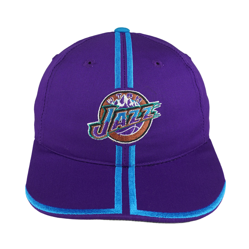 NBA (Sports Specialties) - Utah Jazz Embroidered Snapback Hat 1990s OSFA Vintage Retro Basketball