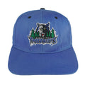 NBA (Logo 7) - Blue Minnesota Timberwolves Snapback Hat 1990s OSFA Vintage Retro Basketball