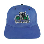 NBA (Logo 7) - Blue Minnesota Timberwolves Snapback Hat 1990s OSFA Vintage Retro Basketball