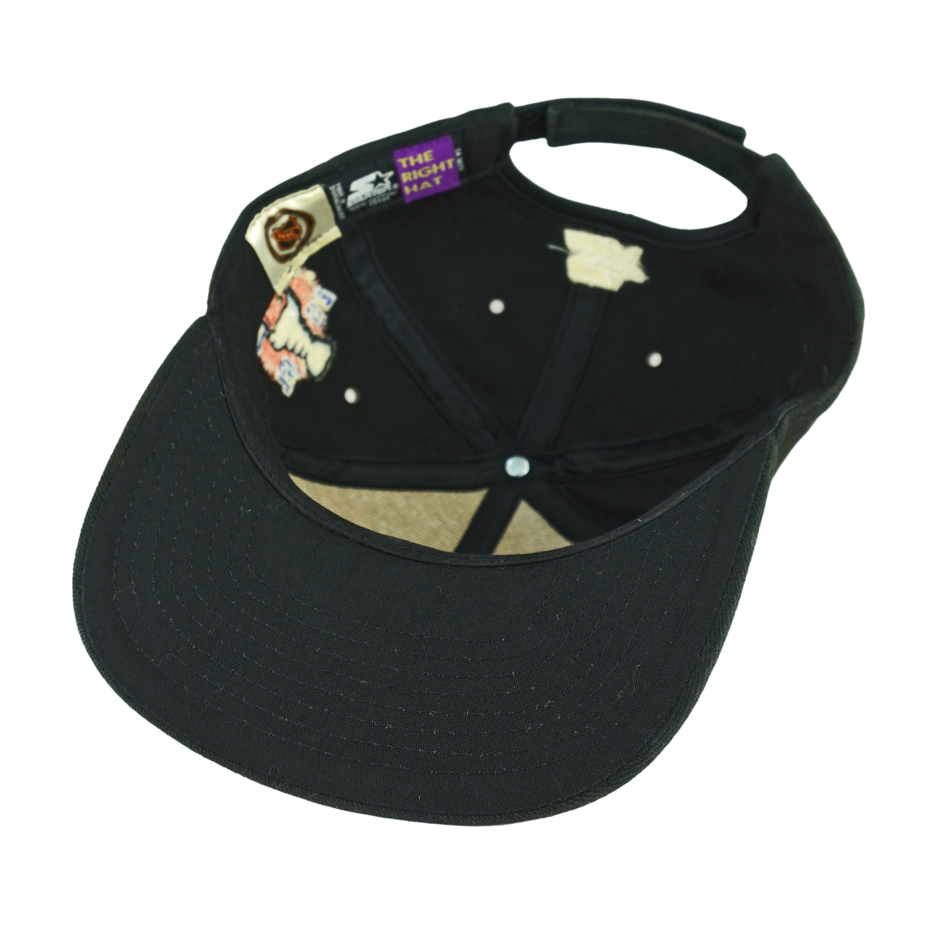 Starter - NHL Detroit Red Wings Stanley Cup Champs Strapback Hat 1997 OSFA Vintage Retro Hockey