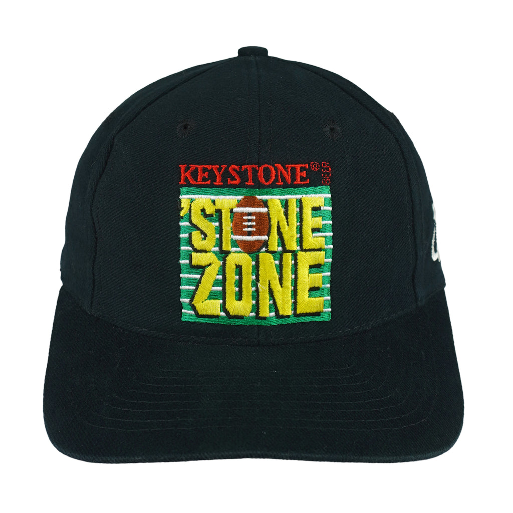 Vintage (Logo Athletic) - Keystone Stone Zone Football Snapback 1990s OSFA Vintage Retro