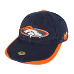 NFL (Sports Specialties) - Denver Broncos Embroidered Strapback Hat 1990s OSFA Vintage Retro Football