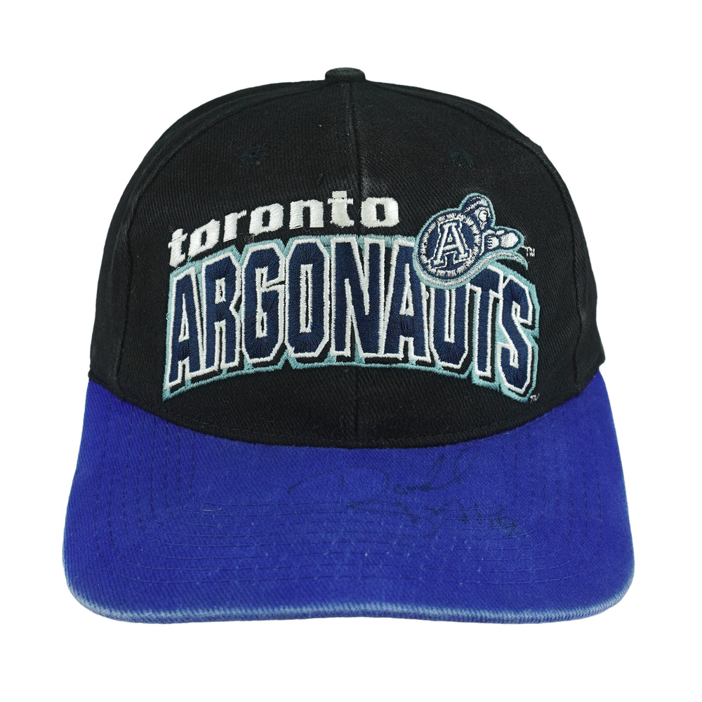 Starter - CFL Toronto Argonauts Spell-Out Strapback Hat 1990s OSFA Vintage Retro Football