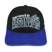 Starter - CFL Toronto Argonauts Spell-Out Strapback Hat 1990s OSFA Vintage Retro Football