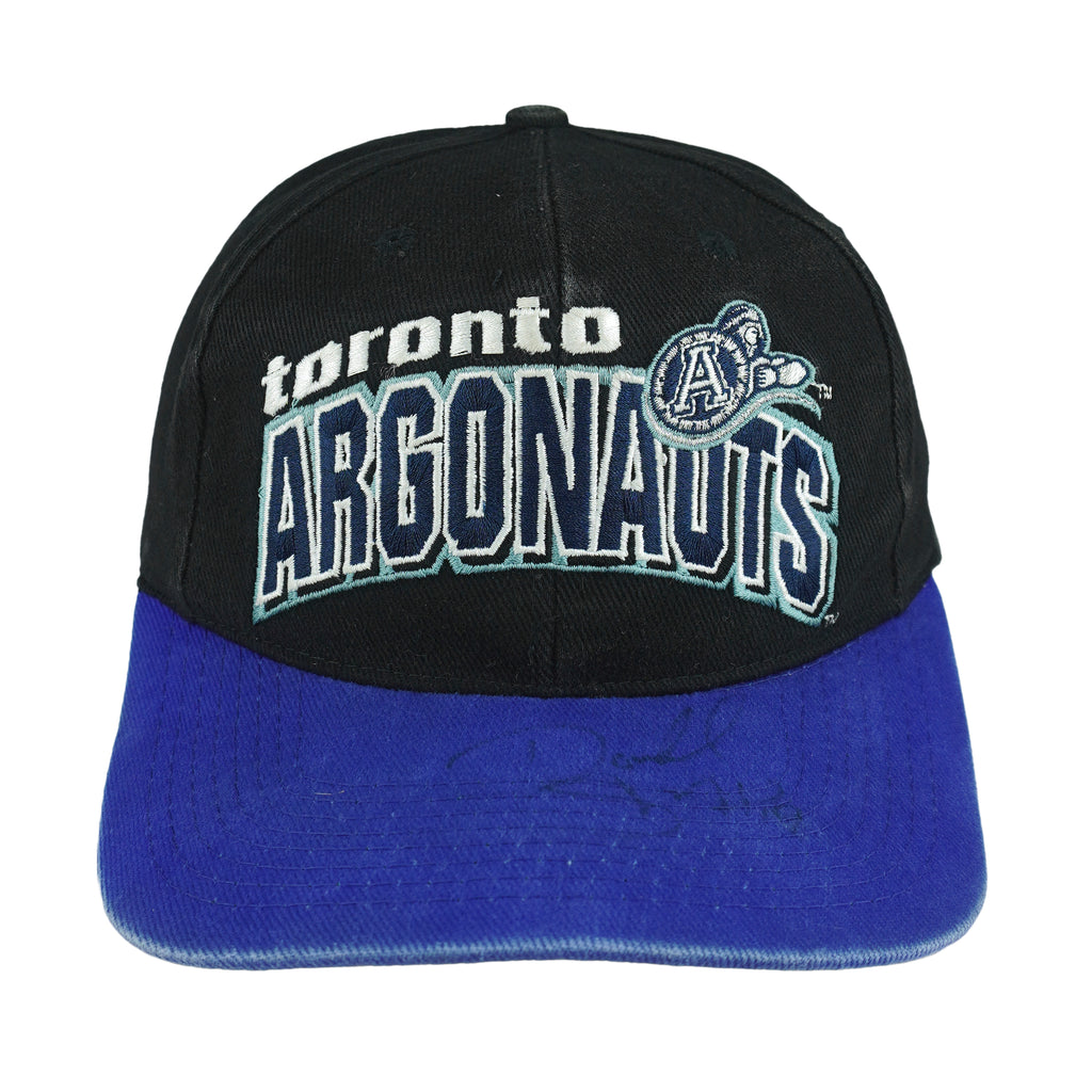 Starter - CFL Toronto Argonauts Spell-Out Strapback Hat 1990s OSFA Vintage Retro Football