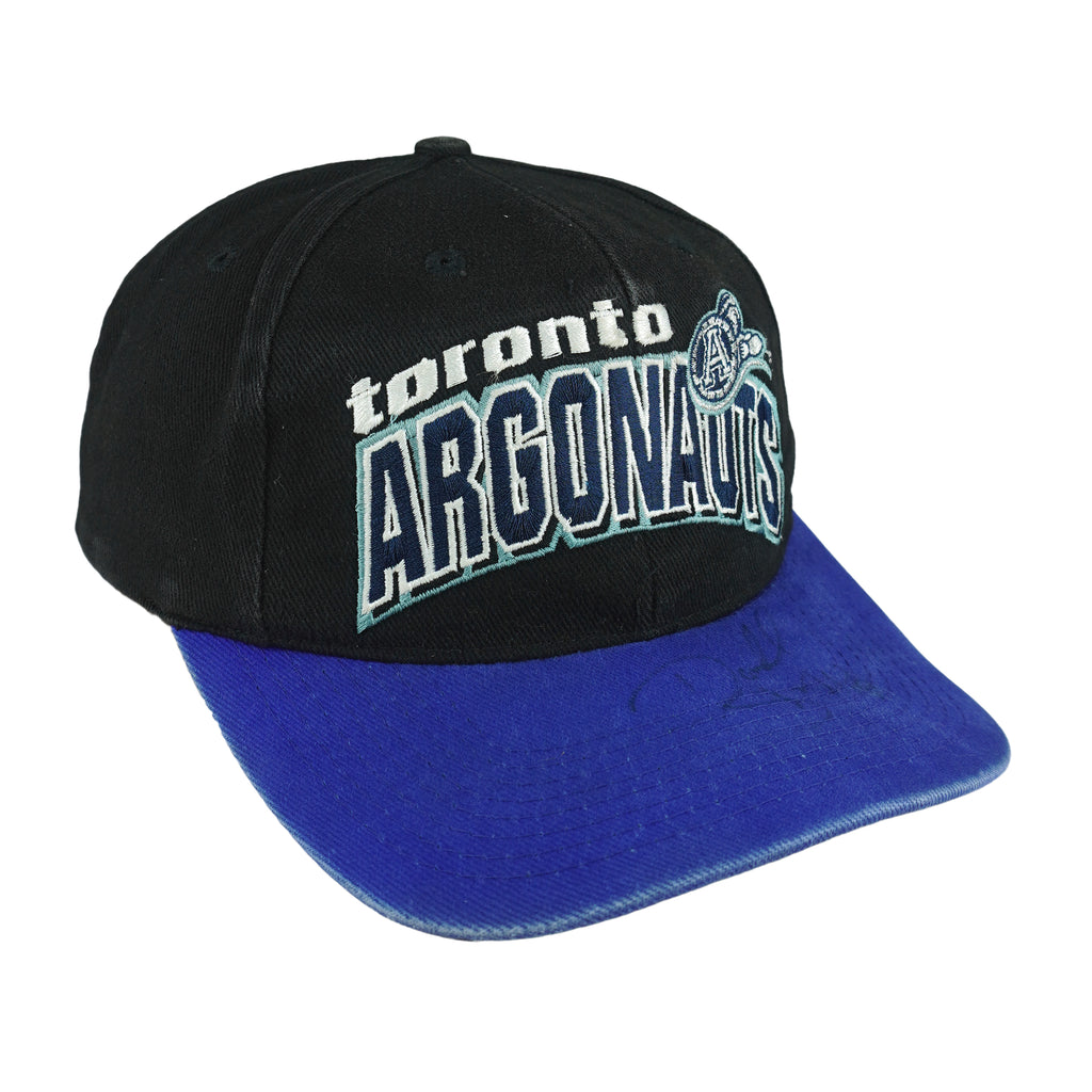 Starter - CFL Toronto Argonauts Spell-Out Strapback Hat 1990s OSFA Vintage Retro Football