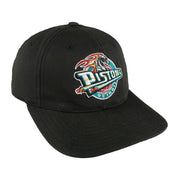 NBA (Annco) - Detroit Pistons Spell-Out Snapback Hat 1990s OSFA Vintage Retro Basketball