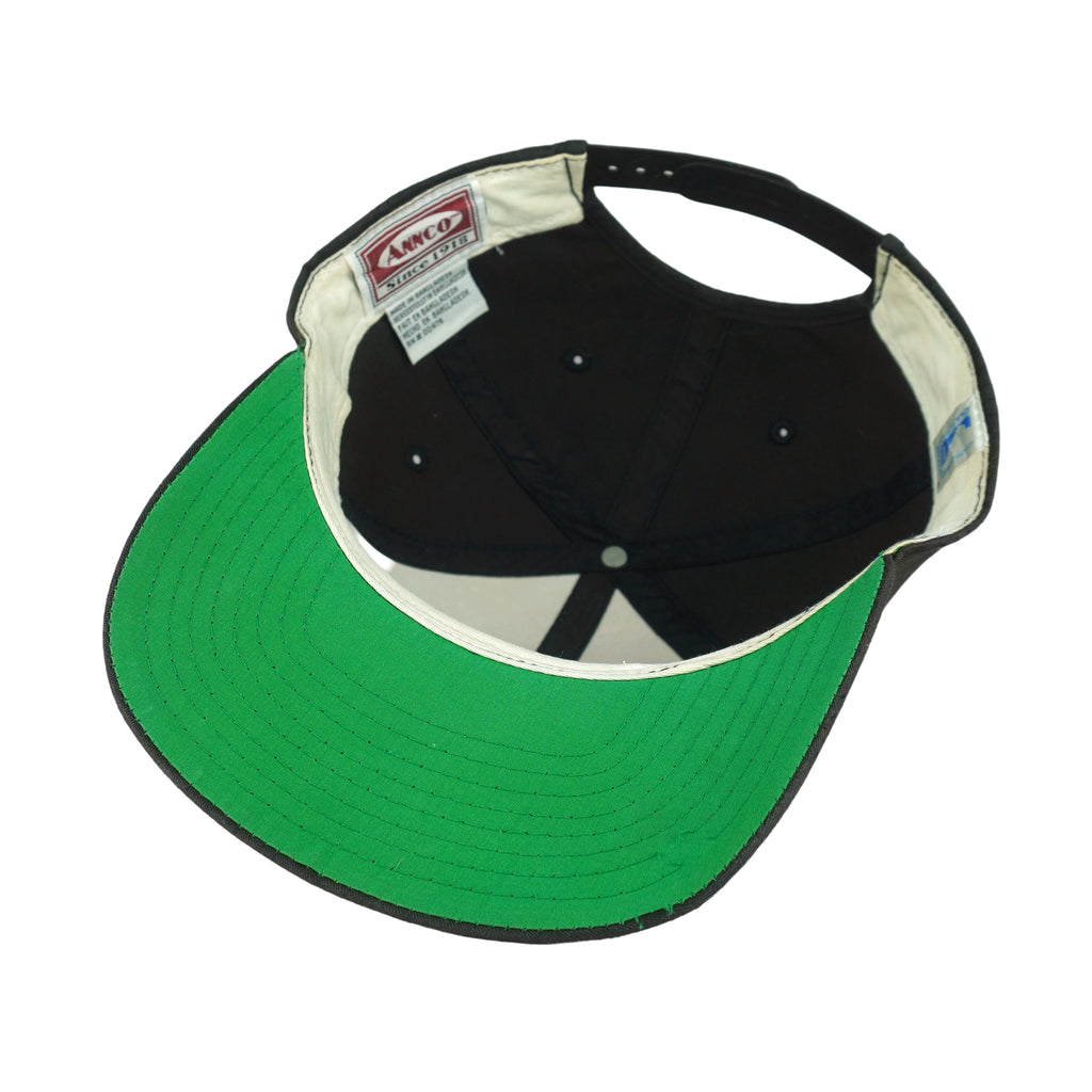 NBA (Annco) - Detroit Pistons Spell-Out Snapback Hat 1990s OSFA Vintage Retro Basketball